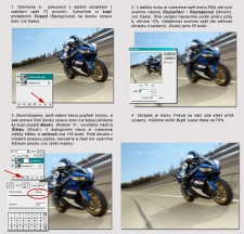Efekt pohybu ve Photoshopu